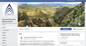 Diamond Mountain Retreat Center Facebook Page